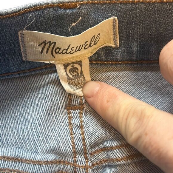 Madewell Women's High Rise Skinny Jeans Denim Pants Light Wash Classic - Picture 4 of 6